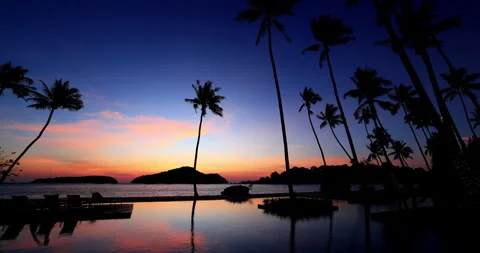 Time lapse of sunrise over Phuket Island.Sun, sand, coast, holiday paradise Stock Footage 295631483