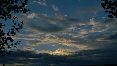 Time lapse at the sunset 4k Stock Footage 127115037