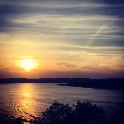 Time lapse sunset and boating  스톡 동영상 105926115