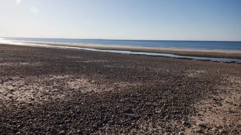 Time Lapse of Sunset on a Beach Stock Footage 311185919