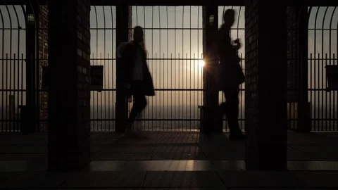 Time lapse of sunset in Berlin 스톡 동영상 81565020