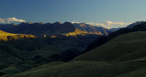 Time lapse of sunset canyons Hells Canyon National Recreation Area, Oregon Stock Footage 61020034