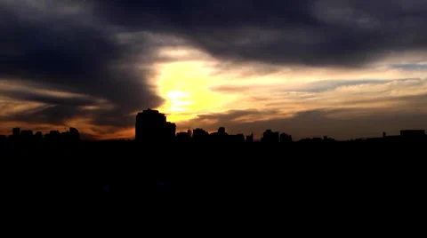 Time Lapse Sunset in the city, Ankara, Landscape Stock Footage 37639999