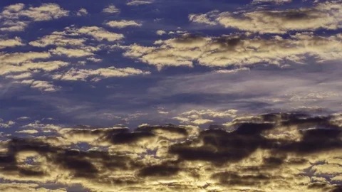 Time Lapse of sunset clouds Stock Footage 73228133