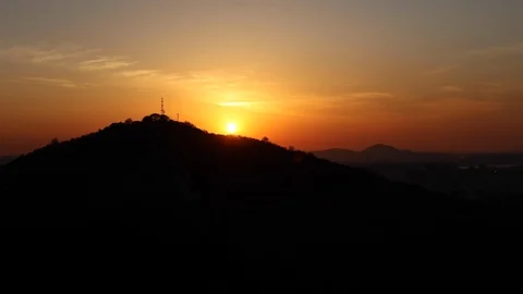 Time Lapse sunset clouds South Korea. Stock Footage 98285751