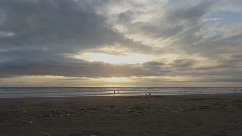  Time lapse. Sunset. Colombian Pacific Ocean. Choco  Stock Footage 161929258