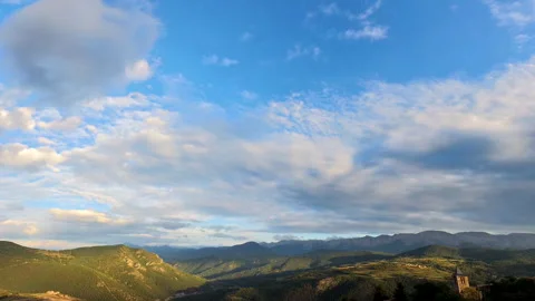 Time lapse of sunset, concept of the rapid passage of time. Stock Footage 304604144