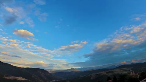 Time lapse of sunset, concept of the rapid passage of time. Video stock 304604172