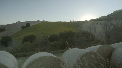 Time-lapse Of Sunset In The Countryside Video stock 235971679
