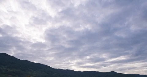 Time lapse sunset dawn sky on the mountain in nature Stock Footage 101815422
