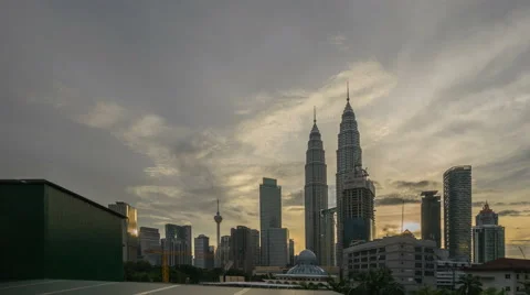 Time lapse of sunset day to night sky ov... | Stock Video | Pond5