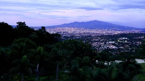 Time lapse sunset of early storm clouds | Stock Video | Pond5