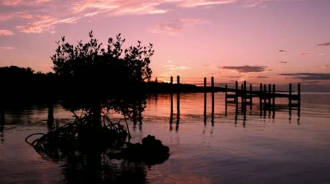 Time lapse sunset in the Florida Keys Stock Footage 20311894