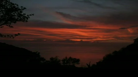 Time lapse sunset Stock Footage 791222