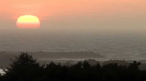 Time Lapse Sunset Stock Footage 8895592