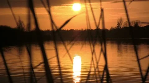 Time-lapse sunset. Stock Footage 10608779