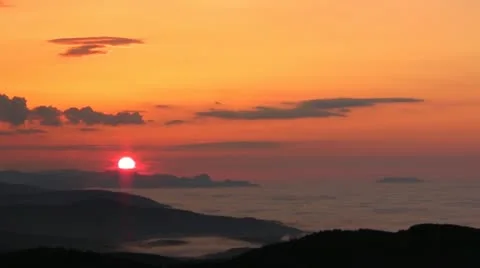 Time Lapse of sunset. Stock Footage 11257199