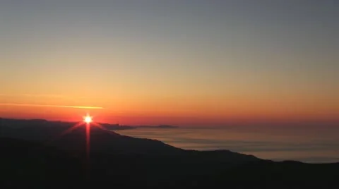 Time Lapse of sunset. Stock Footage 12027093