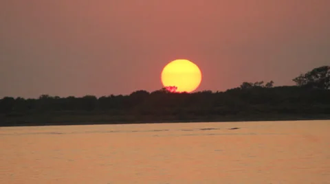 Time Lapse Sunset Stock Footage 28500274