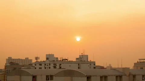 Time lapse sunset Stock Footage 44365946