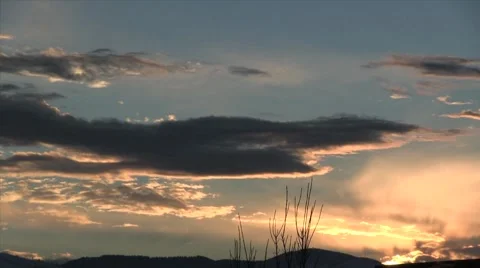 Time lapse sunset Video stock 46053346