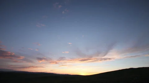 Time lapse. sunset. Stockbeeldmateriaal 46970801