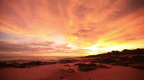 Time lapse.  Sunset. Stockbeeldmateriaal 47180241