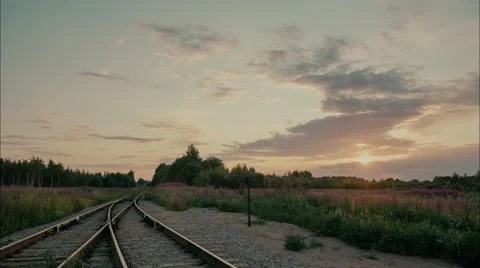 Time-lapse sunset Stock Footage 52317370