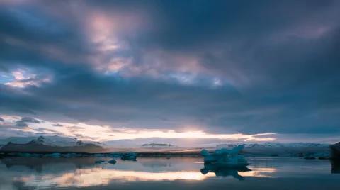 Time Lapse Sunset  Stock Footage 52403043