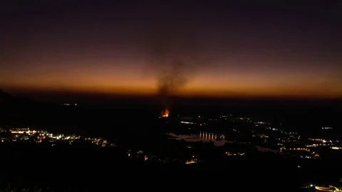 Time Lapse sunset Stock Footage 74142689