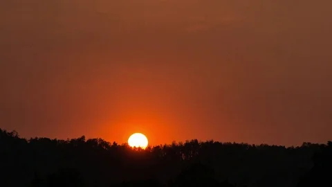 Time Lapse sunset Stock Footage 74142962