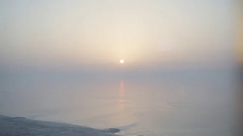 Time lapse of sunset Stock Footage 74694025