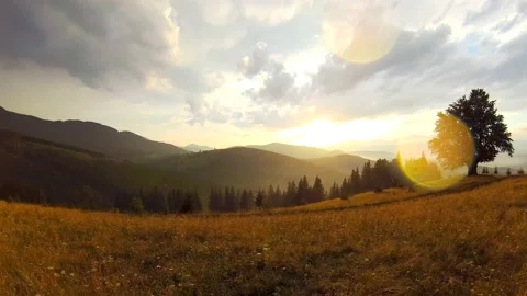 A time lapse of a sunset. Stock Footage 89728142
