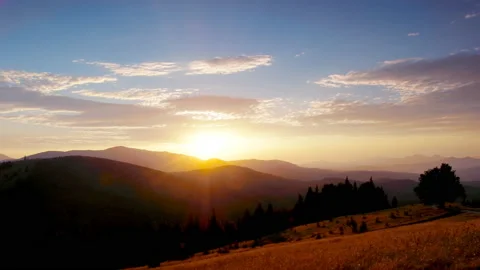 A time lapse of a sunset. Stock Footage 91170440