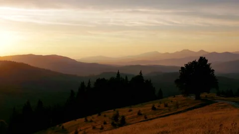 A time lapse of a sunset. Stock Footage 91679040