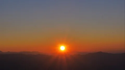 Time Lapse of Sunset Stock Footage 104195557