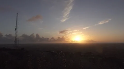 Time Lapse Sunset Stockbeeldmateriaal 122370372