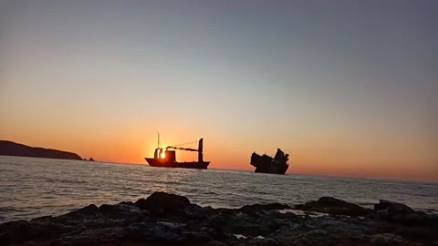 Time lapse sunset Stock Footage 131244260