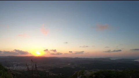 Time lapse sunset Stock Footage 140289048