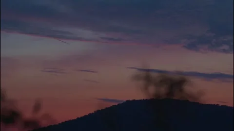 Time lapse sunset Video stock 275293285