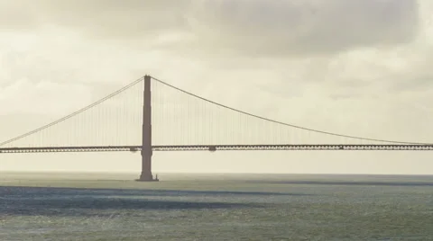 Time-lapse for Sunset at Golden Gate Bridge, San Francisco Vídeo Stock 63660210