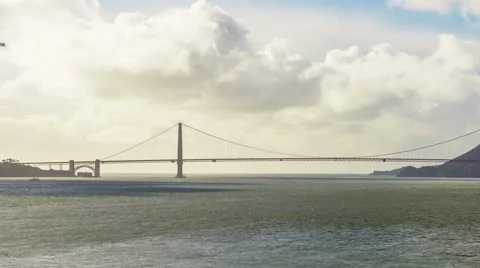 Time-lapse for Sunset at Golden Gate Bridge, San Francisco Stock Footage 63661028