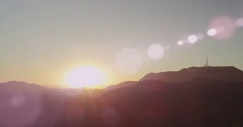 Time lapse of a sunset from the Griffith Observatory in Los Angeles, California. Stock Footage 73005863