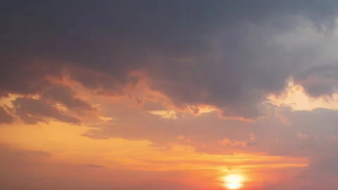 Time lapse sunset on the lake  Stock Footage 233769750