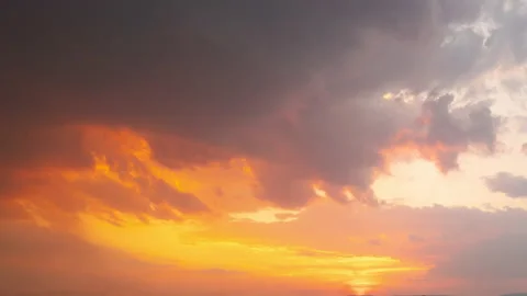 Time lapse sunset on the lake  Stock Footage 233770173