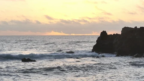 Time lapse of sunset in Lanzarote Vidéo 99283728