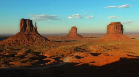 Time lapse sunset, Monument Valley, Arizona, USA Stock Footage 21880902