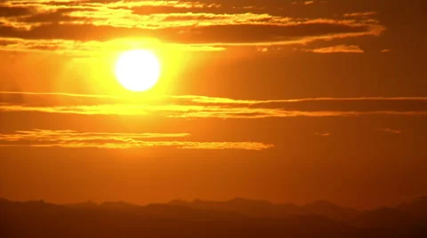 Time lapse Sunset or Sunrise , New Day or New Dawn Stock Footage