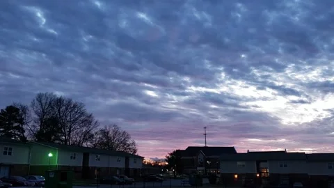 Time lapse of sunset over the city 스톡 동영상 146435758