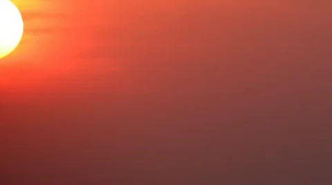 Time-lapse of sunset over the clouds 6, CLEANED Stock Footage 838606